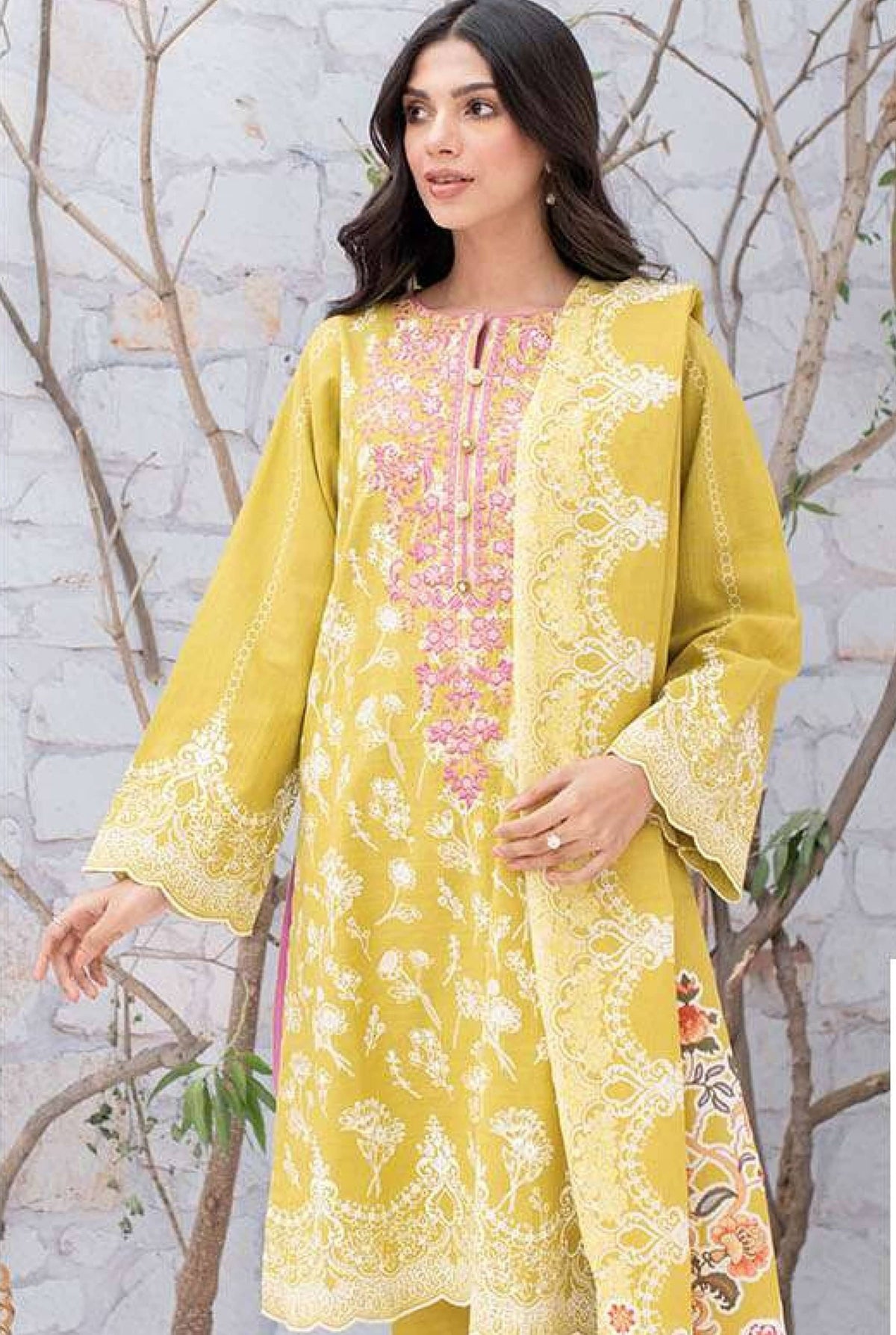 Zellbury Unstitched printed Khaddar Dress(MS-414)