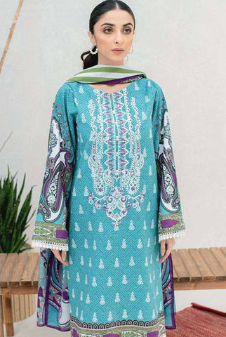 Zellbury Unstitched printed Khaddar Dress(MS-415)