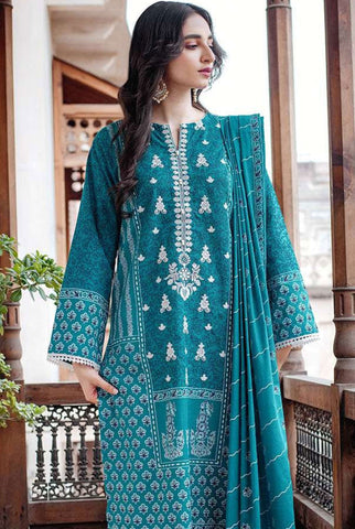 Zellbury Unstitched printed Khaddar Dress(MS-422)